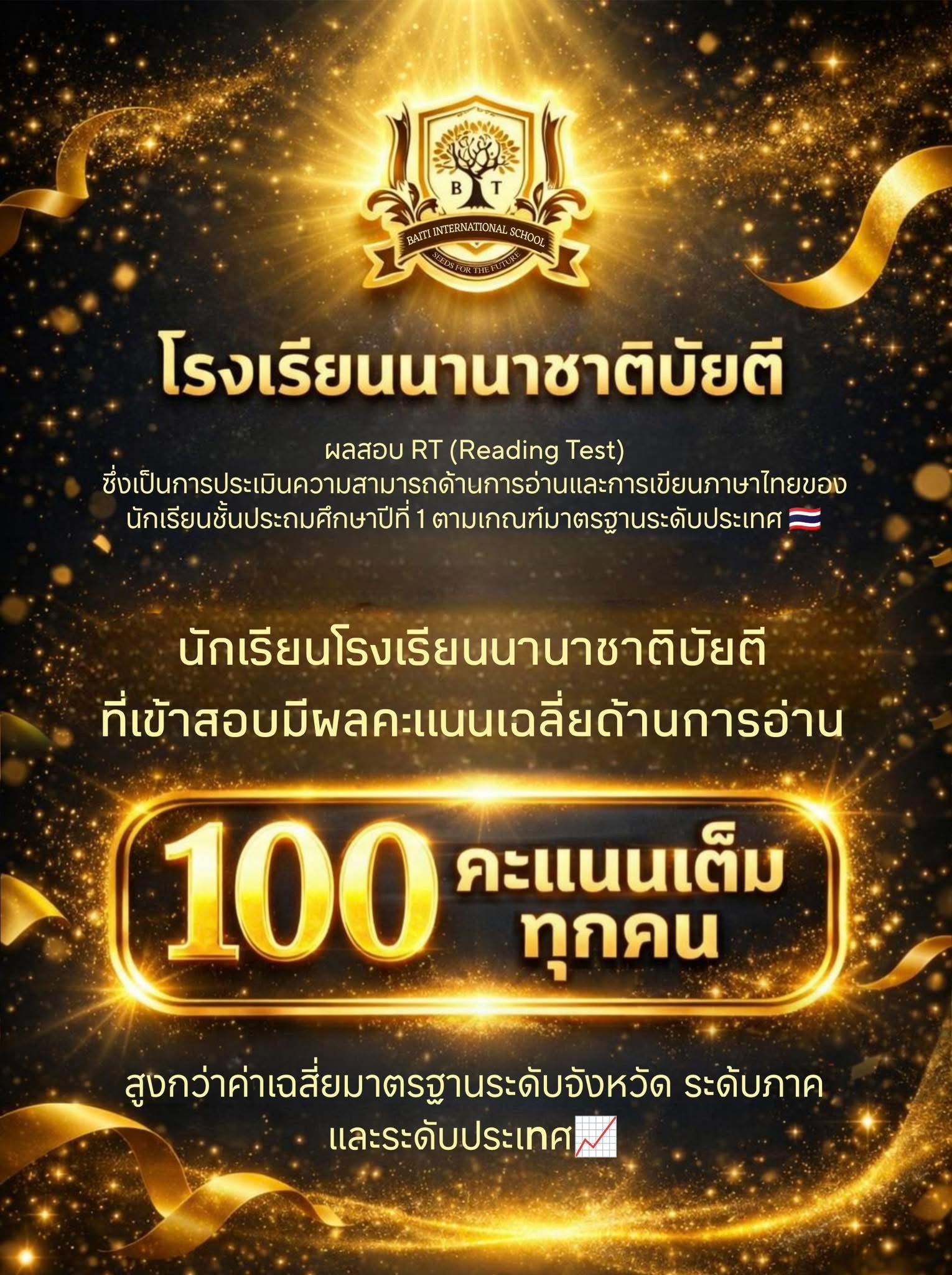 RT National Assessment Achievement